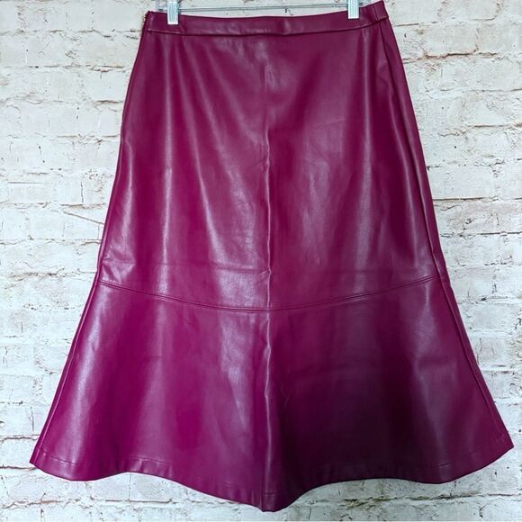 International Concepts faux leather trumpet skirt - Picture 6 of 7